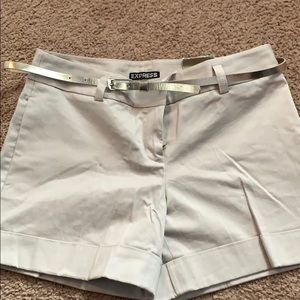 Express khaki shorts